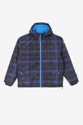 Men Sweaters & Outerwear | FILA Beta Puffer Jacket 003 BLUE SHADOW CHECK