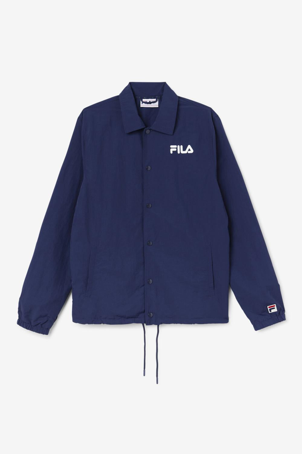 Men Sweaters & Outerwear | FILA Coaches Jacket 412 FILA NAVY