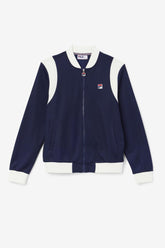 Men Sweaters & Outerwear | FILA Colton Bomber 410 FILA NAVY / EGRET