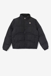 Men Sweaters & Outerwear | FILA Elias Puffer Jacket 001 BLACK