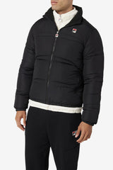 Men Sweaters & Outerwear | FILA Elias Puffer Jacket 001 BLACK
