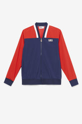 Men Sweaters & Outerwear | FILA FILA X The Museum Track Jacket 410 PEACOAT / RED / WHITE