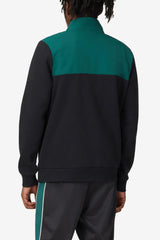 Men Sweaters & Outerwear | FILA Francisco Fleece Jacket 001 BLACK / JUNE BUG / GOLDEN GLOW