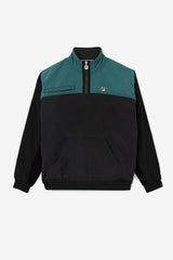 Men Sweaters & Outerwear | FILA Francisco Fleece Jacket 001 BLACK / JUNE BUG / GOLDEN GLOW