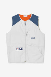 Men Sweaters & Outerwear | FILA Hansi Vest 149 PUMICE STONE / FRENCH NAVY / CHERRY TOMATO