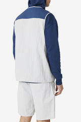 Men Sweaters & Outerwear | FILA Hansi Vest 149 PUMICE STONE / FRENCH NAVY / CHERRY TOMATO