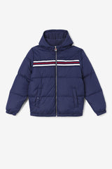 Men Sweaters & Outerwear | FILA Jake Puffer Jacket 410 FILA NAVY / FILA RED