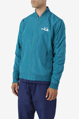 Men Sweaters & Outerwear | FILA Mav Bomber Jacket 321 DEEP LAKE