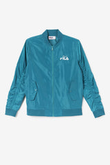 Men Sweaters & Outerwear | FILA Mav Bomber Jacket 321 DEEP LAKE