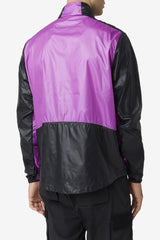 Men Sweaters & Outerwear | FILA Pinnacle Jacket 556 PURPLE / BLACK / GREEN