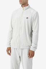 Men Sweaters & Outerwear | FILA Ravid Velour Jacket 041 DAWN BLUE