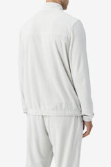 Men Sweaters & Outerwear | FILA Ravid Velour Jacket 041 DAWN BLUE