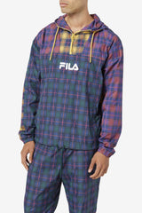Men Sweaters & Outerwear | FILA Tej Windjacket 990 JUNE BUG / RHUBARB / SAFFRON / PEACOAT