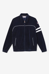 Men Sweaters & Outerwear | FILA Verdy Velour Jacket 410 NAVY / WHITE