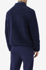 Men Sweaters & Outerwear | FILA Yale Sherpa Jacket 410 FILA NAVY / AQUARIUS