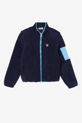 Men Sweaters & Outerwear | FILA Yale Sherpa Jacket 410 FILA NAVY / AQUARIUS