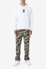 Men Sweatshirts & Hoodies | FILA 2Pac Patch Hoodie 100 WHITE