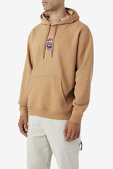Men Sweatshirts & Hoodies | FILA 2Pac Patch Hoodie 227 TOBACCO BROWN