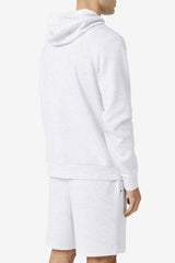 Men Sweatshirts & Hoodies | FILA Aadheen Hoodie 078 BLEACHED MARL / BLACK