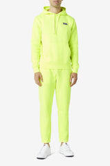 Men Sweatshirts & Hoodies | FILA Algot Hoodie 735 SAFETY YELLOW / BLACK