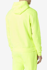 Men Sweatshirts & Hoodies | FILA Algot Hoodie 735 SAFETY YELLOW / BLACK