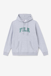 Men Sweatshirts & Hoodies | FILA Brook Hoodie 064 LIGHT GREY MARL / BLUE SPRUCE