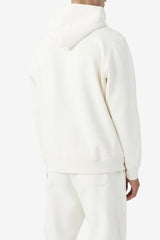 Men Sweatshirts & Hoodies | FILA Brook Hoodie 132 GARDENIA / FIERY RED