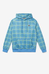 Men Sweatshirts & Hoodies | FILA Colt Crossover Hoodie 922 CASHMERE BLUE PLAID