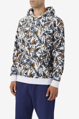 Men Sweatshirts & Hoodies | FILA Dinn Hoodie 047 HARBOR MIST PRINT