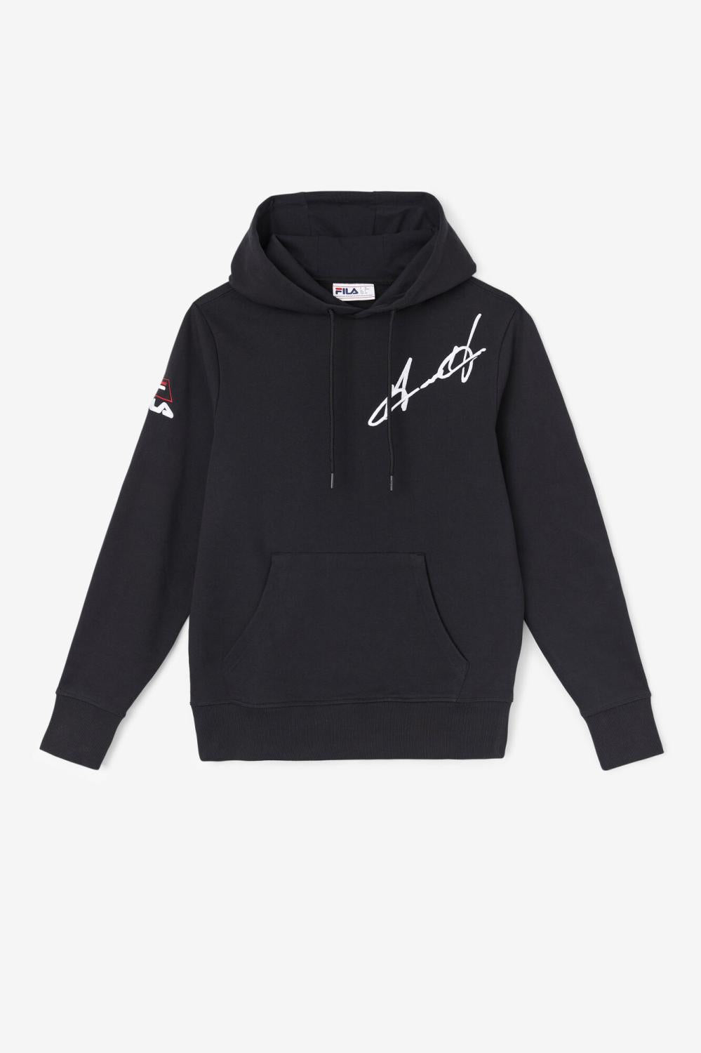 Men Sweatshirts & Hoodies | FILA Grant Hill Lazarus Hoodie 001 BLACK
