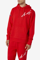Men Sweatshirts & Hoodies | FILA Grant Hill Lazarus Hoodie 620 RED