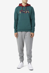 Men Sweatshirts & Hoodies | FILA Harnoop Hoodie 990 JUNE BUG / RHUBARB / SAFFRON