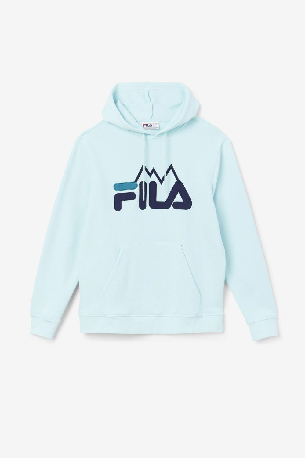 Men Sweatshirts & Hoodies | FILA Nan Hoodie 438 ICED AQUA / FILA NAVY / DEEP LAKE