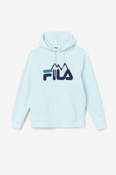 Men Sweatshirts & Hoodies | FILA Nan Hoodie 438 ICED AQUA / FILA NAVY / DEEP LAKE