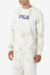Men Sweatshirts & Hoodies | FILA Uplee Crew 149 PUMICE STONE / FILA NAVY