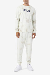 Men Sweatshirts & Hoodies | FILA Uplee Crew 149 PUMICE STONE / FILA NAVY