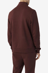 Men Sweatshirts & Hoodies | FILA Weston Half Zip 206 BROWN STONE