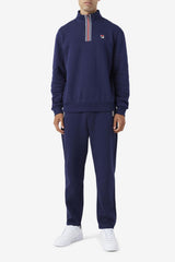 Men Sweatshirts & Hoodies | FILA Weston Half Zip 410 FILA NAVY