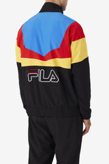Men Sweatsuits & Tracksuits | FILA Amar Track Jacket 001 BLACK / GOLD FUSION / FILA RED / PRINCE BLUE / WHITE