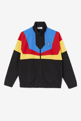 Men Sweatsuits & Tracksuits | FILA Amar Track Jacket 001 BLACK / GOLD FUSION / FILA RED / PRINCE BLUE / WHITE