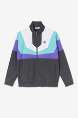 Men Sweatsuits & Tracksuits | FILA Amar Track Jacket 050 DARK SHADOW / ELECTRIC PURPLE / CERAMIC / WHITE