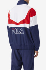 Men Sweatsuits & Tracksuits | FILA Amar Track Jacket 410 FILA NAVY / WHITE / FILA RED