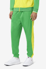Men Sweatsuits & Tracksuits | FILA Brazil Track Pant 331 FERN GREEN / CYBER YELLOW