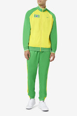 Men Sweatsuits & Tracksuits | FILA Brazil Track Pant 331 FERN GREEN / CYBER YELLOW
