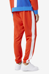 Men Sweatsuits & Tracksuits | FILA Dominican Republic Pant 625 FIERY RED / WHITE