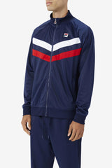 Men Sweatsuits & Tracksuits | FILA Jaya Track Jacket 410 FILA NAVY / FILA RED / WHITE