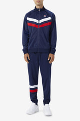 Men Sweatsuits & Tracksuits | FILA Jaya Track Pant 410 FILA NAVY / FILA RED / WHITE