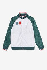 Men Sweatsuits & Tracksuits | FILA Mexico Track Jacket 990 JUNE BUG / WHITE / FIERY RED