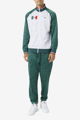 Men Sweatsuits & Tracksuits | FILA Mexico Track Jacket 990 JUNE BUG / WHITE / FIERY RED