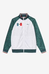 Men Sweatsuits & Tracksuits | FILA Mexico Track Jacket 990 JUNE BUG / WHITE / FIERY RED